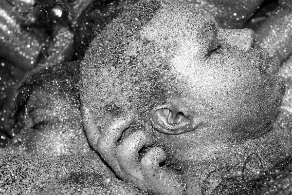 Oliver Herring 奥利弗·赫林, Areas for Action, Houston: Glitter Group Cradling head , 2015
