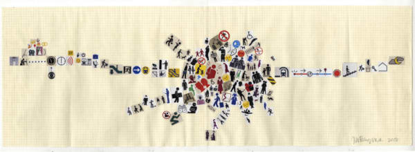 Xu Bing 徐冰, Collage 拼贴 , 2008