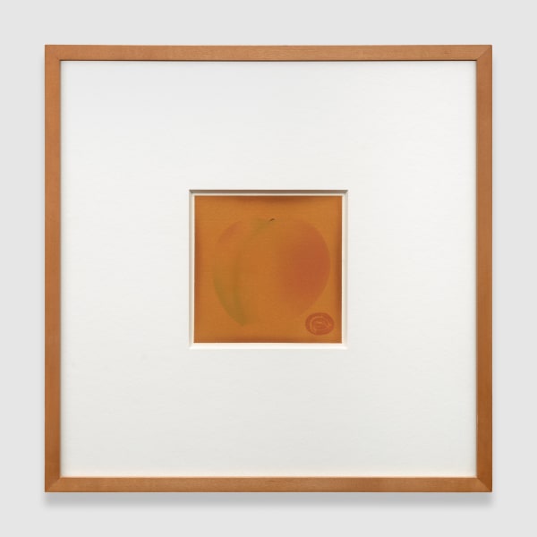 Ching Ho Cheng 郑庆和 , Untitled Peach Series, with onion seal《未命名》（桃子系列，洋葱印）, 1976