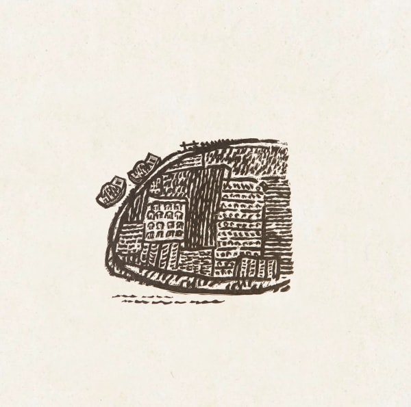 Xu Bing 徐冰, Two Boats 两条小船, 1985