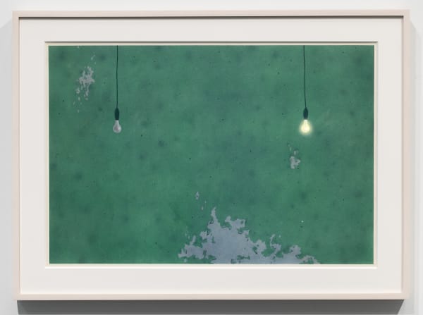 Ching Ho Cheng 郑庆和, Untitled(Green Hanging light burlb), 1978