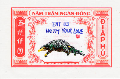 Chen Tianzhuo 陈天灼, Ghost money 冥币