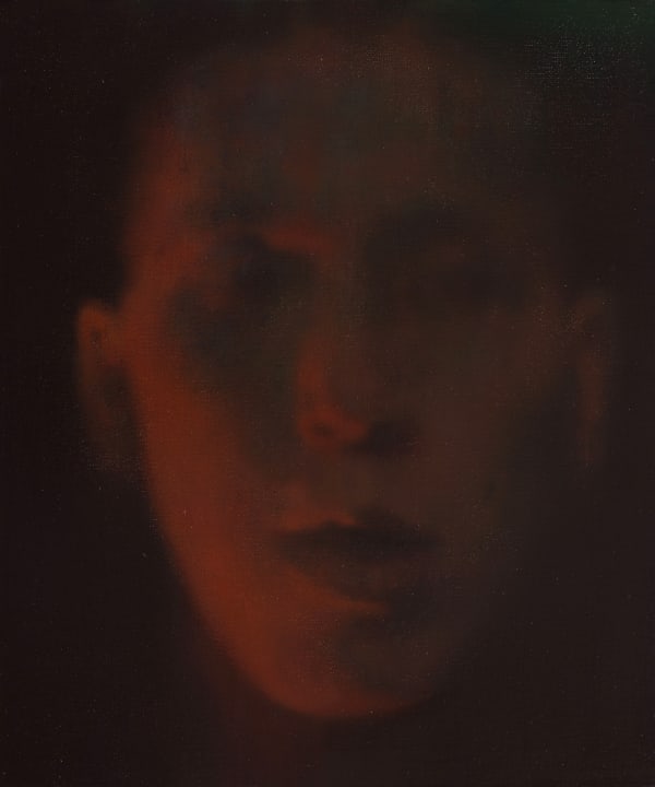 Xie Qi 谢其, The Face in Orange 橘色的臉