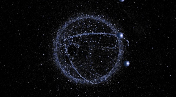 Michael Najjar 迈克尔·耐贾尔 , orbital cascade_57-46 轨道级联 57-46