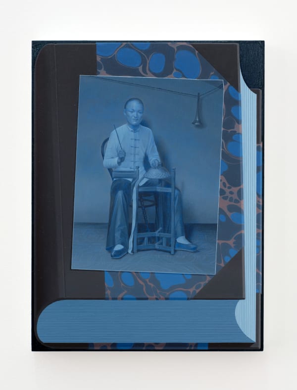 Olivia Jia 奥利维亚·贾, Color study (percussionist in blue) 色彩研究(蓝衣打击乐手), 2025