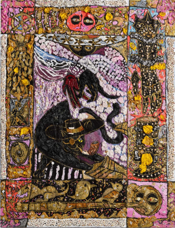 Wenjue 文爵, Studies for S.E.A(Supercalifragilisticencyclopedia): Meteorologist & Puss in Boots 宇宙百科全书习作: 穿靴子的猫与气象学家 , 2023