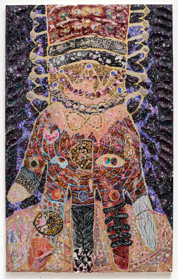 Wenjue 文爵, Genealogy Study of International Friendly Gestures: Clotho: That One Thousand And One Thousand Ten Thousand Ten Thousand Thousand Plateaux, Flosses reflected in their eyes...And on those flosses hang millions of galaxy......But life goes on~~~ 国际友好手势谱系研究:, 2023