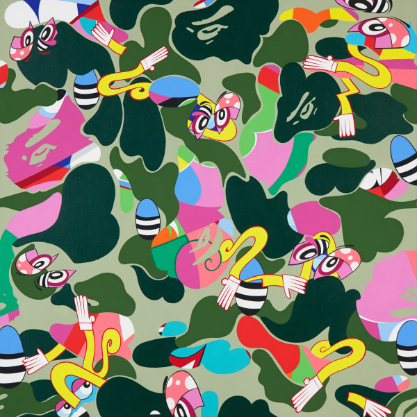 ERIC INKALA, BAPE® x ERICKINK ABC CAMO GREEN, 2021