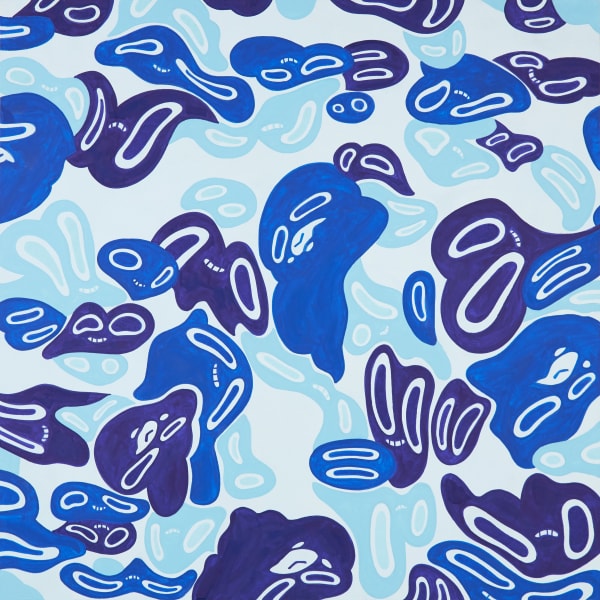 JASPER WONG, ONLY HAVE EYES ON YOU (BLUE), 2021