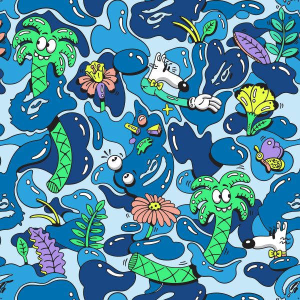 STEVEN HARRINGTON, A BATHING MELLO, 2023