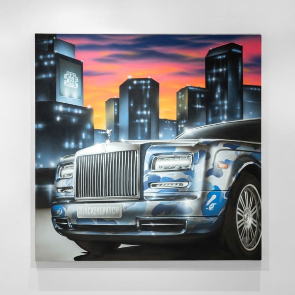 BlackEyePatch, CAMOUFLAGED ROLLER IN TUFF CITY TOKYO, 2024