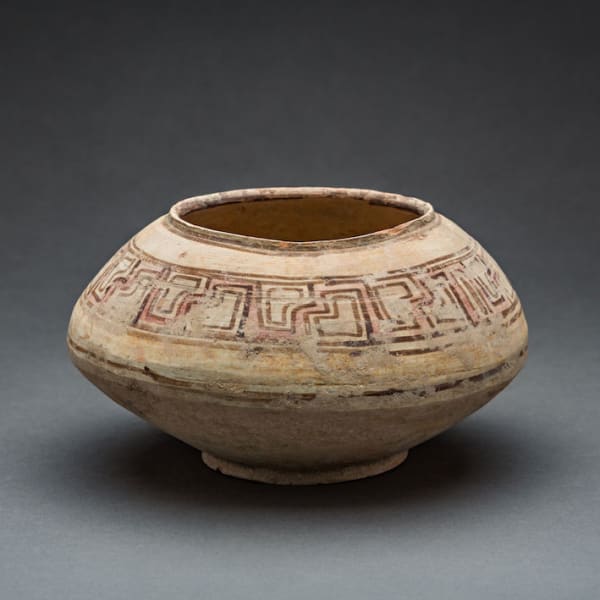 Slip-Painted Terracotta Bowl