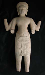 Khmer Sandstone Sculpture of Vishnu