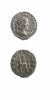Silver Antoninianus of Emperor Philip I the Arab