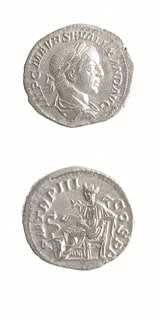 Silver Denarius of Emperor Severus Alexander