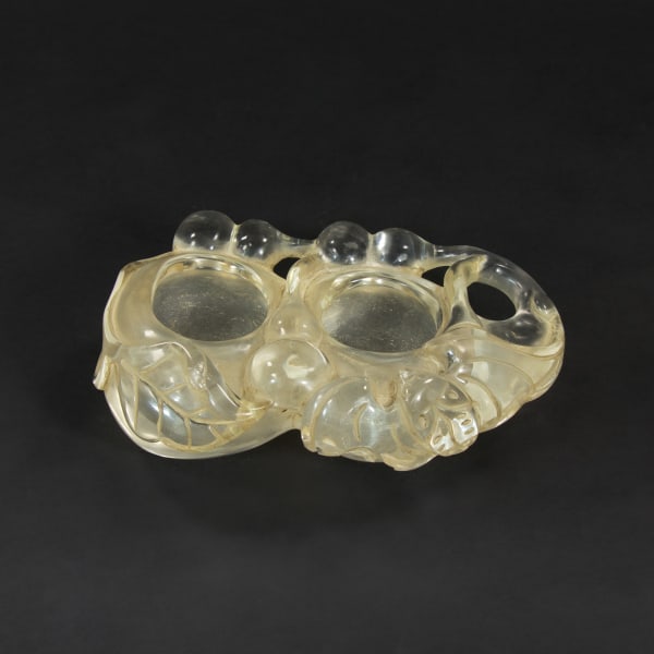 Qing Dynasty Rock Crystal Brush Washer