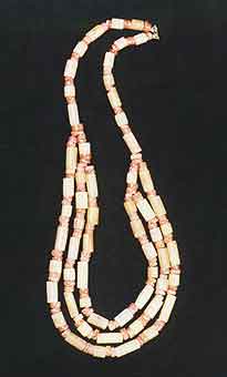 Carnelian and Agate Bead Necklace