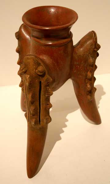 Terracotta Tripod Vessel