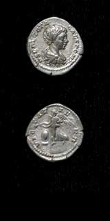 Silver Denarius of Geta Struck While Caesar