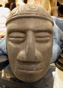 Green StoneTrophy Head