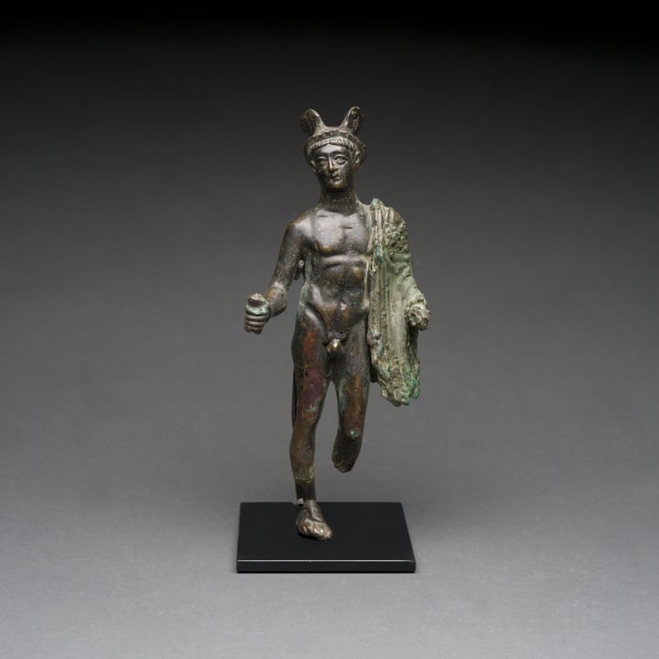 Roman Bronze Sculpture of Mercury