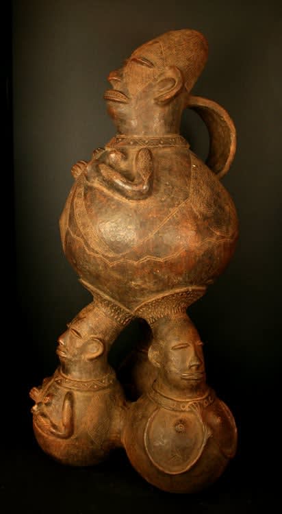 Mangbetu Terracotta Vessel