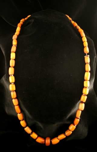 Amber Bead Necklace