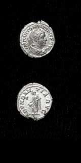 Silver Denarius of Emperor Elagabalus