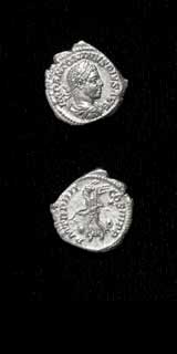 Silver Denarius of Emperor Elagabalus