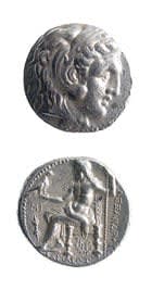 Macedonian Silver Tetradrachm of Alexander the Great