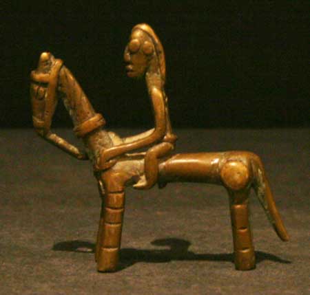 Dogon Bronze Horse and Rider