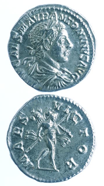 Silver Denarius of Emperor Elegabalus