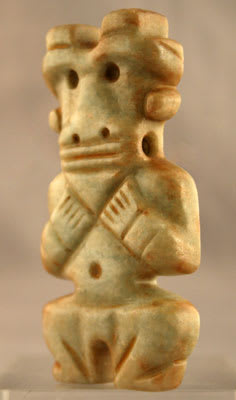 Costa Rican Jade Pendant Depicting a Figure