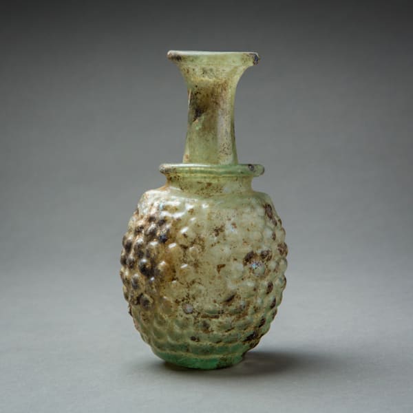 Roman Grape Glass Flask