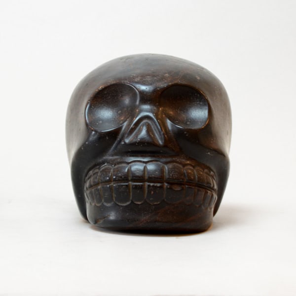 Aztec Black Stone Skull