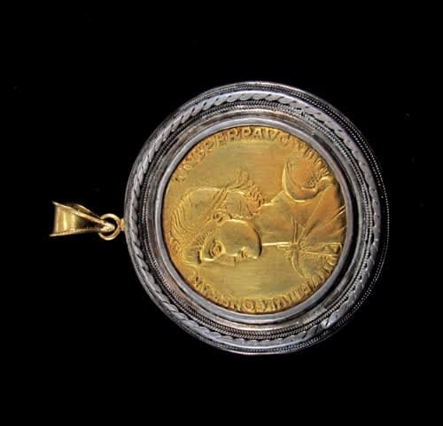 LARGE GOLD COIN OF CONSTANTIUS