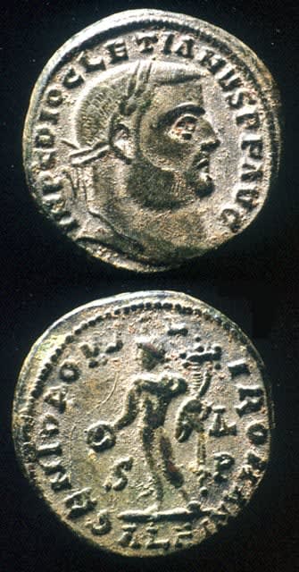 Bronze Follis of Emperor Diocletian