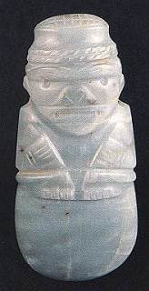Central Pacific Jade Figure-Celt Pendant