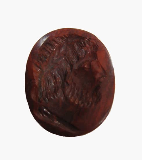 Roman Jasper Intaglio depicting Emperor Antoninus Pius