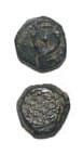 Maccabean Bronze Prutah of King John Hyrcanus II