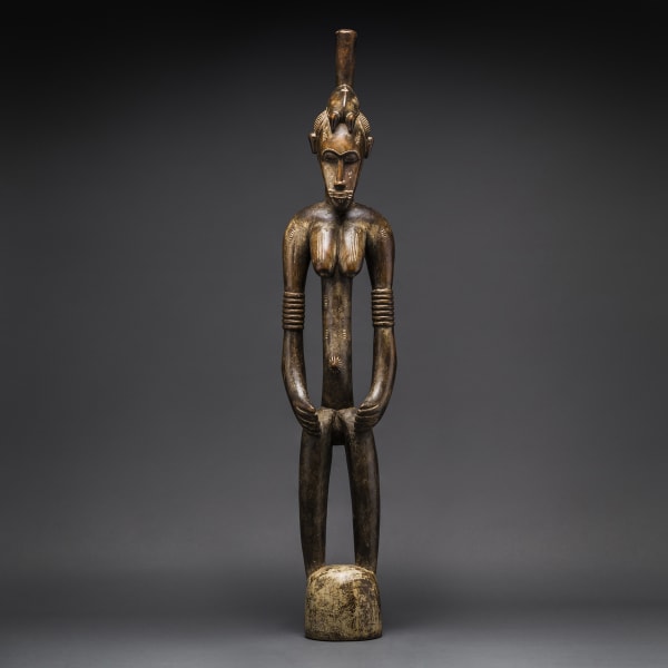 Female Senufo Wooden Pombilele Rhythm Pounder