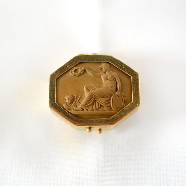 European Cameo Depicting The Goddess Minerva
