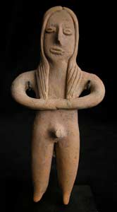 Michoacan Sculpture of a Standing Man