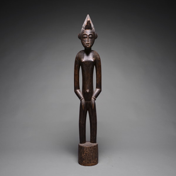 Male Senufo Wooden Pombiele Rhythm Pounder