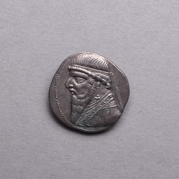 Parthian Silver Drachm of King Mithradates II