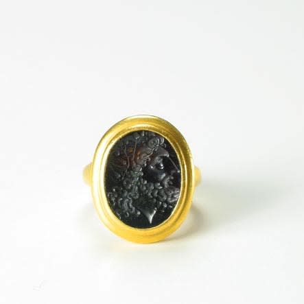 Carnelian Seal Mounted in a Gold Ring