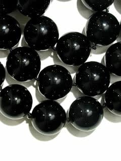 Black Onyx Bead Necklace