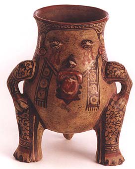 Tlaloc Effigy Vessel