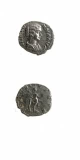 Silver Denarius of Empress Julia Domna