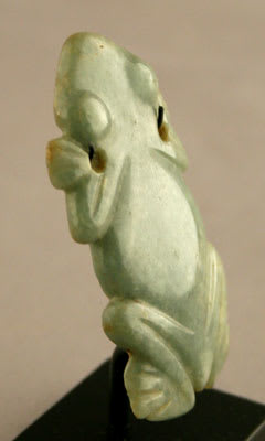 Costa Rican Jade Pendant of a Frog